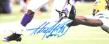 Adrian Peterson Autographed Vikings 16x20 Running Photo - Beckett W Hologram