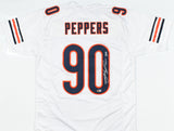 Julius Peppers Autographed White Pro Style Jersey - Beckett W Hologram *Silver