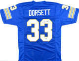 Tony Dorsett Autographed Blue College Style Jersey - Beckett W Hologram *Black