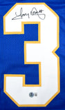 Tony Dorsett Autographed Blue College Style Jersey - Beckett W Hologram *Black