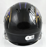 Anquan Boldin Autographed Baltimore Ravens Speed Mini Helmet- Beckett W Hologram