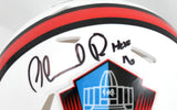 Orlando Pace Autographed Rams Hall of Fame Speed Mini Helmet HOF- Beckett W Holo