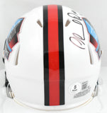 Orlando Pace Autographed Rams Hall of Fame Speed Mini Helmet HOF- Beckett W Holo