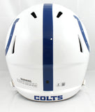 Edgerrin James Autographed Indianapolis Colts F/S Helmet - Beckett W Hologram