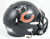 Jim McMahon Autographed Chicago Bears Speed Mini Helmet - Beckett W Hologram