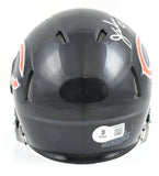 Jim McMahon Autographed Chicago Bears Speed Mini Helmet - Beckett W Hologram