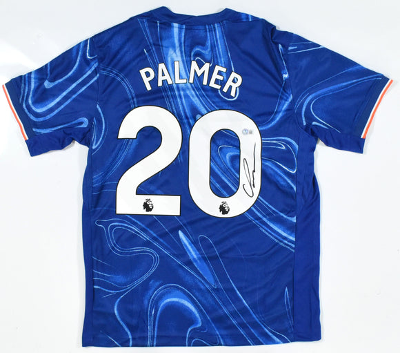 Cole Palmer Autographed Chelsea Home Soccer Jersey #20 - Beckett Hologram *L