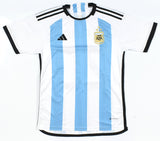 Alexis Mac Allister Autographed Argentina Home Soccer Jersey #20-Beckett Holo *M