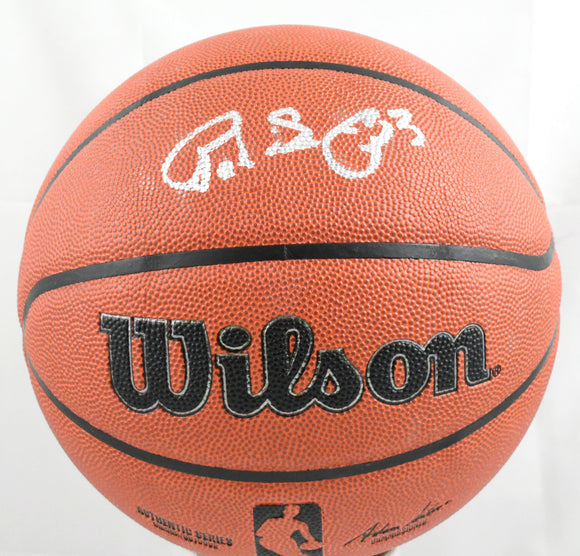 Patrick Ewing Autographed Authentic Series NBA Wilson Basketball-Beckett W Holo