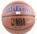 Vlade Divac Autographed NBA Wilson Lakers Logo Basketball - Beckett W Hologram