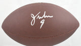 Jim McMahon Autographed NFL Super Grip Wilson Football - Beckett W Hologram