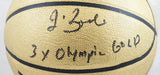 Jim Boeheim Autographed NBA Wilson Gold Basketball 3x Olympic Gold - Beckett W