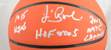 Jim Boeheim Autographed NCAA Wilson Basketball 3 Stats - Beckett W Hologram