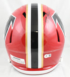 Deion Sanders Autographed Falcons 66-69 F/S Speed Helmet - Beckett W Hologram