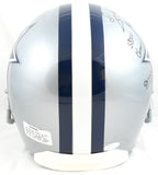 Tony Dorsett Autographed Dallas Cowboys F/S Helmet 5 Stats - JSA W *Black