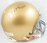 Joe Montana Autographed Notre Dame F/S Authentic Helmet - JSA W *Black