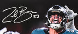 Zack Baun Autographed Philadelphia Eagles16x20 Celebration Photo- Beckett W Holo