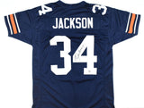Bo Jackson Autographed Blue College Style Jersey - Beckett W Hologram *Black