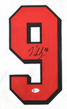 Nick Bosa Autographed White Pro Style Jersey - Beckett W *Black