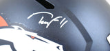 Troy Franklin Autographed Denver Broncos F/S Helmet - Beckett W Hologram *White