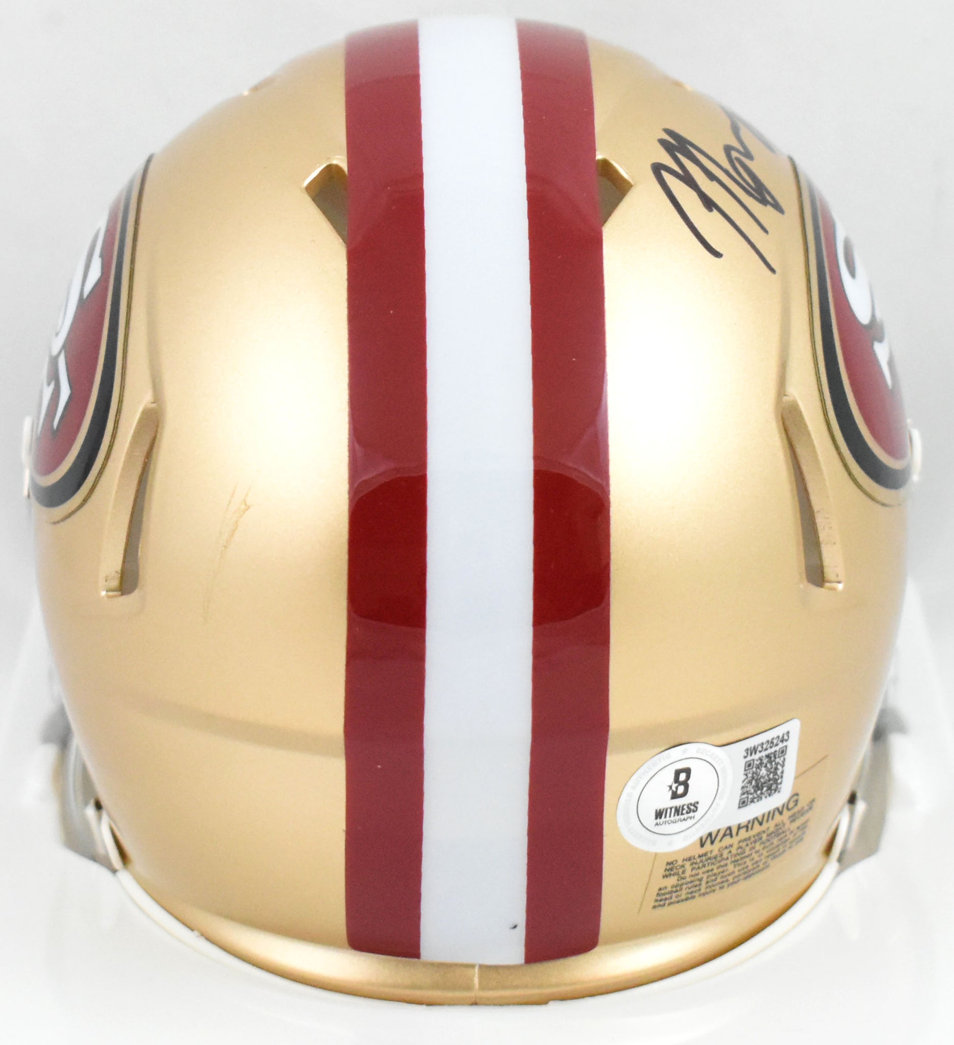 Mykel Williams Autographed 49ers Speed Mini Helmet Mykel Williams Autographed 49ers Speed Mini Helmet