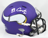 Blake Cashman Autographed Minnesota Vikings Speed Mini Helmet - Beckett W Holo