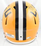 Justin Jefferson Autographed LSU Tigers F/S Speed Helmet - Beckett W Hologram