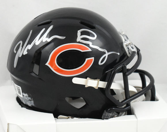 William Perry Autographed Chicago Bears Speed Mini Helmet - Beckett W Hologram