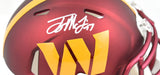 Terry McLaurin Signed Washington Commanders Speed Mini Helmet - Beckett W Holo
