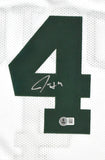 Jrue Holiday Autographed White Pro Style Jersey - Beckett W Hologram *Silver