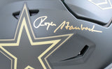 Roger Staubach Signed Cowboys F/S Salute 2025 SpeedFlex Helmet - Beckett W Holo