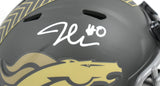 Jonathan Cooper Signed Denver Broncos Salute 2025 Speed Mini Helmet - Beckett W