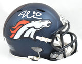 Jonathan Cooper Autographed Denver Broncos Speed Mini Helmet- Beckett W Hologram