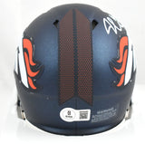 Jonathan Cooper Autographed Denver Broncos Speed Mini Helmet- Beckett W Hologram