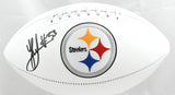 Jack Sawyer Autographed Pittsburgh Steelers Logo Football - Beckett W Hologram