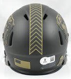 Quinshon Judkins Signed Cleveland Browns Salute 2025 Speed Mini Helmet-Beckett W