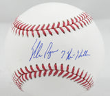 Nolan Ryan Autographed Rawlings OML Baseball w/ 7 No-Hitters - PSA *Blue