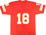 Emmitt Thomas Autographed Red Pro Style Jersey w/HOF - Prova *Black