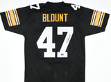 Mel Blount Autographed Black Pro Style Jersey - Prova *Black
