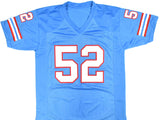 Robert Brazile Autographed Blue Pro Style Jersey - Prova *Black