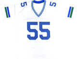 Brian Bosworth Autographed White Pro Style Jersey - Beckett W Hologram *Silver