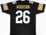 Rod Woodson Autographed Black Pro Style Jersey - Beckett W Hologram *Black