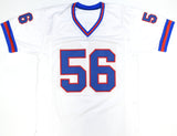 Lawrence Taylor Autographed White Pro Style Jersey - Beckett W Hologram *Silver