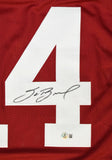 Sam Bradford Autographed Crimson College Style Jersey - Beckett W Holo *Silver