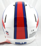 James Cook Autographed Bufalo Bills F/S Speed Authentic Helmet- Beckett W Holo