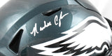 Randall Cunningham Autographed Eagles Mid-Size SpeedFlex Helmet - Beckett W Holo
