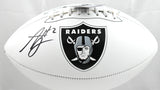 Ashton Jeanty Autographed Las Vegas Raiders Logo Football - Beckett W Hologram