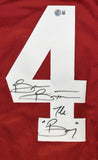 Brian Bosworth Autographed Crimson College Style Jersey The Boz - Beckett W Holo