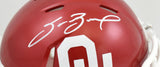 Sam Bradford Autographed Oklahoma Sooners Speed Mini Helmet - Beckett W Hologram