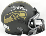 Shaun Alexander Signed Seahawks Salute 2025 Speed Mini Helmet Beckett W Holo